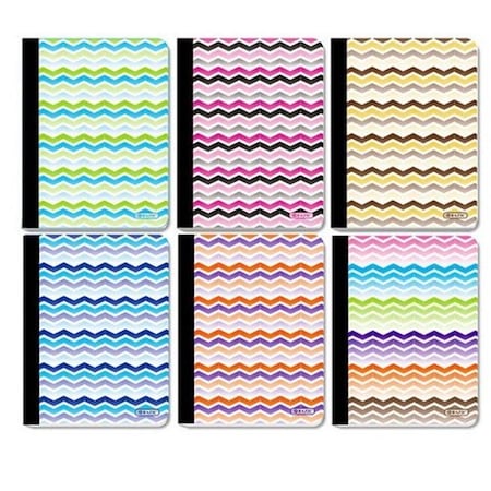 Bazic Products Bazic 5493  C/R 100 Ct. Chevron Composition Book  Case of 48 5493